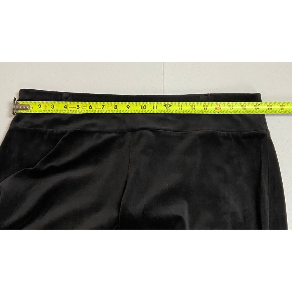Talbots Women's Black Velour High Rise Lounge Legging Pants Size 2X NWT - Picture 9 of 13